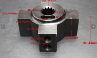 826977 Хаб-шестерня для присоединения насоса  4*13 Gear Hub ID19/23 OD97