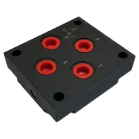 826602 Плита CETOP 03, порты вниз, без пред. клапана