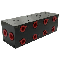 826597 Плита CETOP 03, 4 места